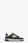 Represent Apex Logo-embossed Leather Low-top Trainers In Nero/bianco