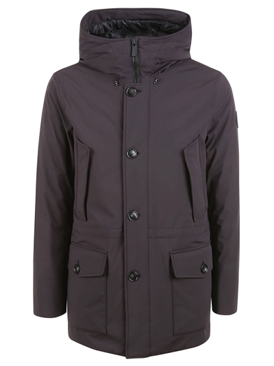 Woolrich Arctic Stretch Down Parka In Black