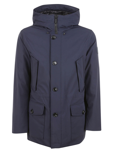 Woolrich Arctic Stretch Down Parka In Blue
