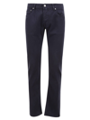 Jacob Cohen Men's Embroidered Jeans With Foulard In Blue