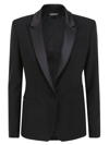 Dondup Satin-lapel Single-breasted Blazer