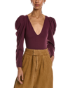 Free People Va Va Voop Bodysuit In Wine