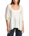 FREE PEOPLE FREE PEOPLE BLOSSOM LINEN-BLEND TUNIC