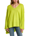 Free People Orion A-line Tunic Sweater In Green