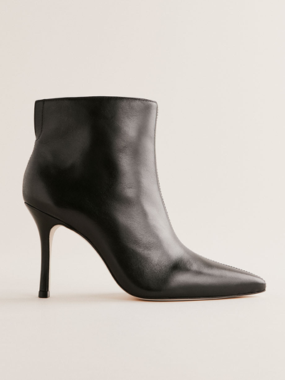 Reformation Murielle Ankle Boot In Black