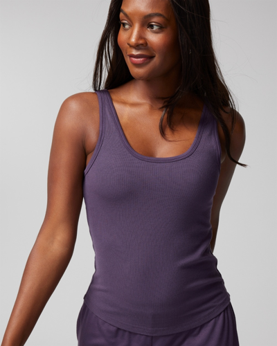 Dark purple tank top deals