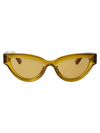 Bottega Veneta Womens Brown 6j000413 Bv1249s Cat Eye-frame Injected Sunglasses In 003 Brown Brown Yellow