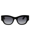 Alexander Mcqueen Alexander Mc Queen Sunglasses Am0420 S 001 In 001 Black Black Grey