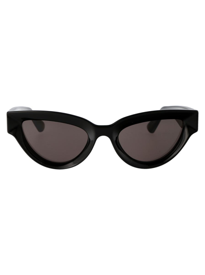 Bottega Veneta Bv1249s Sunglasses In 001 Black Black Grey