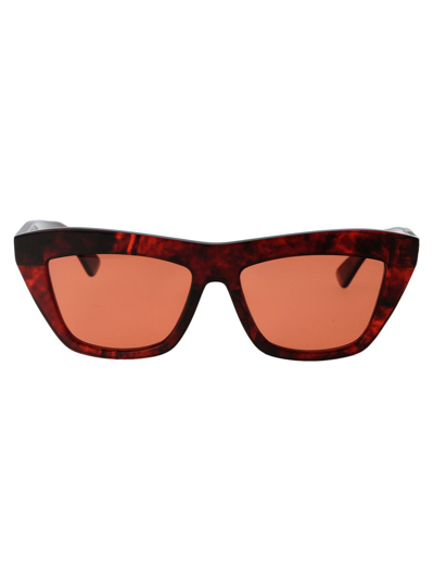 Bottega Veneta Bv1121s Sunglasses In 006 Havana Havana Orange