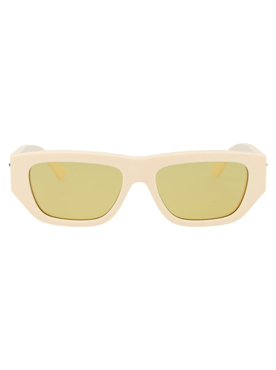 Bottega Veneta Sunglasses In 003 Ivory Ivory Yellow