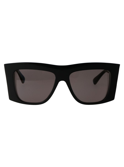 Bottega Veneta Bv1270s Sunglasses In 001 Black Black Grey