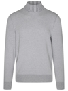 Gran Sasso Man Turtleneck Grey Size 44 Cashmere In Grey