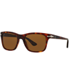 Persol Oversize-frame Sunglasses In Tortoise,brown Polar