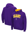 Colosseum Purple Suny Albany Great Danes Isle Pullover Hoodie In Purple