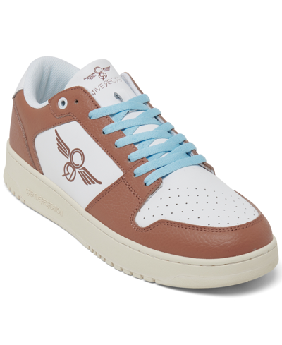 Creative Recreation Men's Dion Low Casual Sneakers From Finish Line In Pecan,aqua,white