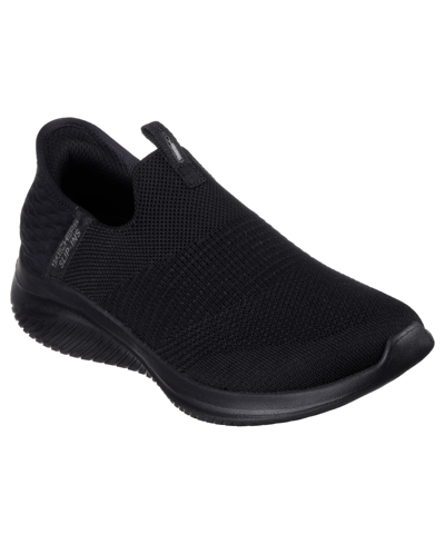 Skechers Women's Slip-ins- Ultra Flex 3.0 Cozy Streak Casual Sneakers From Finish Line In Black