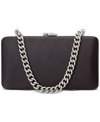 Ralph Lauren Faille Mini Franki Clutch In Black