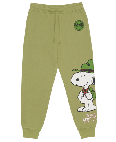 Hybrid Apparel Beagle Scout Adult Fleece Joggers In Army Green