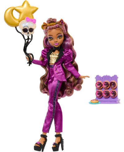 Monster High Kids' Clawdeen Wolf Doll In Monster Ball Party Fashion With Accessories In Multi-color