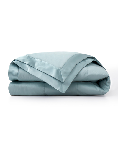 Unikome Cooling Lyocell Ultra Lightweight Down Blanket, Full/queen In Starlight Blue