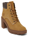 Timberland Allington Waterproof Leather-trimmed Nubuck Ankle Boots In Wheat