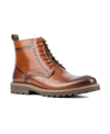 Vintage Foundry Co Blade Mens Leather Lug Sole Ankle Boots In Cognac