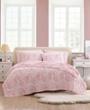 Betsey Johnson Butterfly Ombre Quilt Sets In Pale Rosette Pink