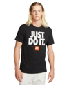 Nike Men's Sportswear Relaxed-fit Just Do It Logo Graphic T-shirt In Midnight Navy