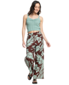 ROXY JUNIORS' ANOTHER NIGHT HIGH-RISE WIDE-LEG PANTS