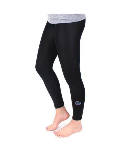 Zoozatz Women's  Black Florida Gators Fleece Leggings