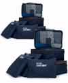 Miami Carryon Collins 12-piece Packing Cube Set In Navy-tan