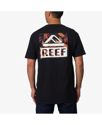 Reef Men's Jungle Short Sleeve T-shirt In Black