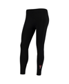 Zoozatz Women's  Black Texas Tech Red Raiders Fleece Leggings In Black