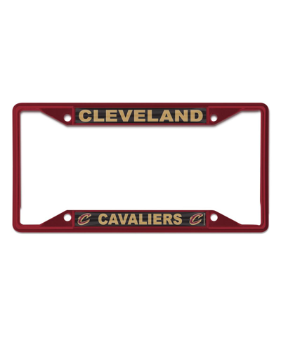 Wincraft Cleveland Cavaliers Chrome Color License Plate Frame In Red