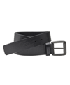 Johnston & Murphy Scored Leather Belt In Black
