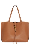 Rebecca Minkoff Megan Leather Tote In Caramello/ Caramello