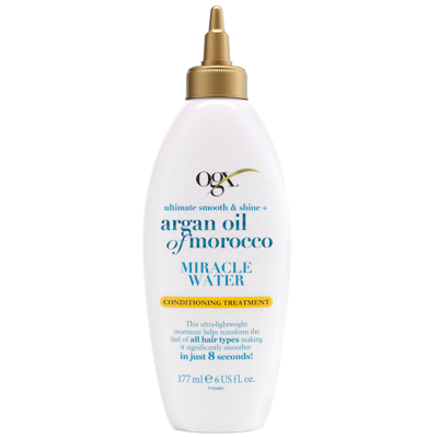 Ogx Argan Oil Of Morocco Miracle Water Conditioning Treatment 177ml In White