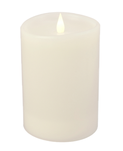 Seasonal Classic Motion Flameless Candle 4 X 6 In Ivory