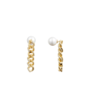 CLASSICHARMS RHINESTONE CHAIN EARRINGS