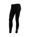 Zoozatz Women's  Black North Carolina Tar Heels Fleece Leggings In Black