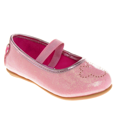 Disney Kids' Little Girls Minnie Mouse Flat Shoes In Pink