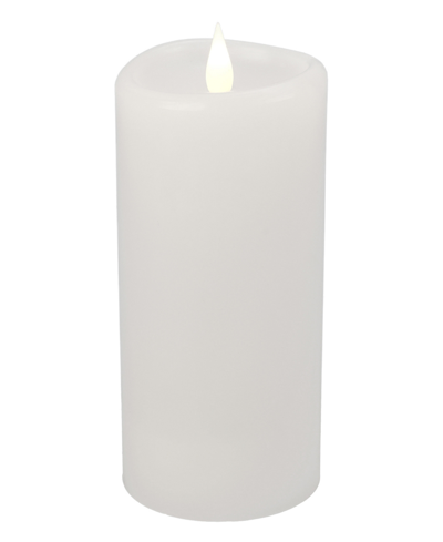 Seasonal Classic Motion Flameless Candle 3 X 7 In White