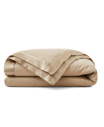 Unikome Cooling Lyocell Lightweight Down Blanket, 90" X 90" In Ginger Root