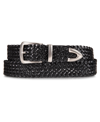 LUCKY BRAND WOMEN'S BRAIDED GENUINE LEATHER WESTERN BELT