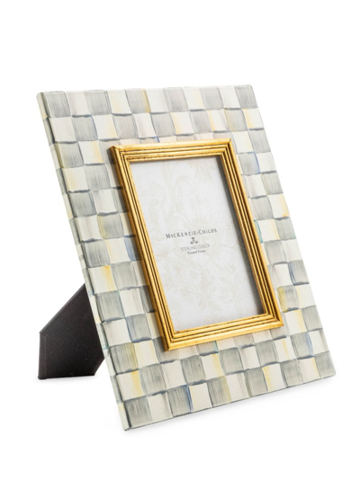 Mackenzie-childs Sterling Check Picture Frame, 5" X 7" In No Color