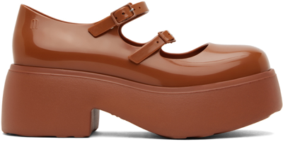 Melissa Farah Platform Mary Jane In Brown