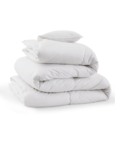 Unikome All Season Down Feather Weighted Comforter, Twin In White