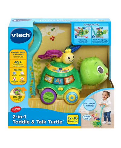 Vtech Kids' Toddle Talk Turtle In Multicolor