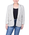 NY COLLECTION WOMEN'S LONG SLEEVE TWILL JACKET